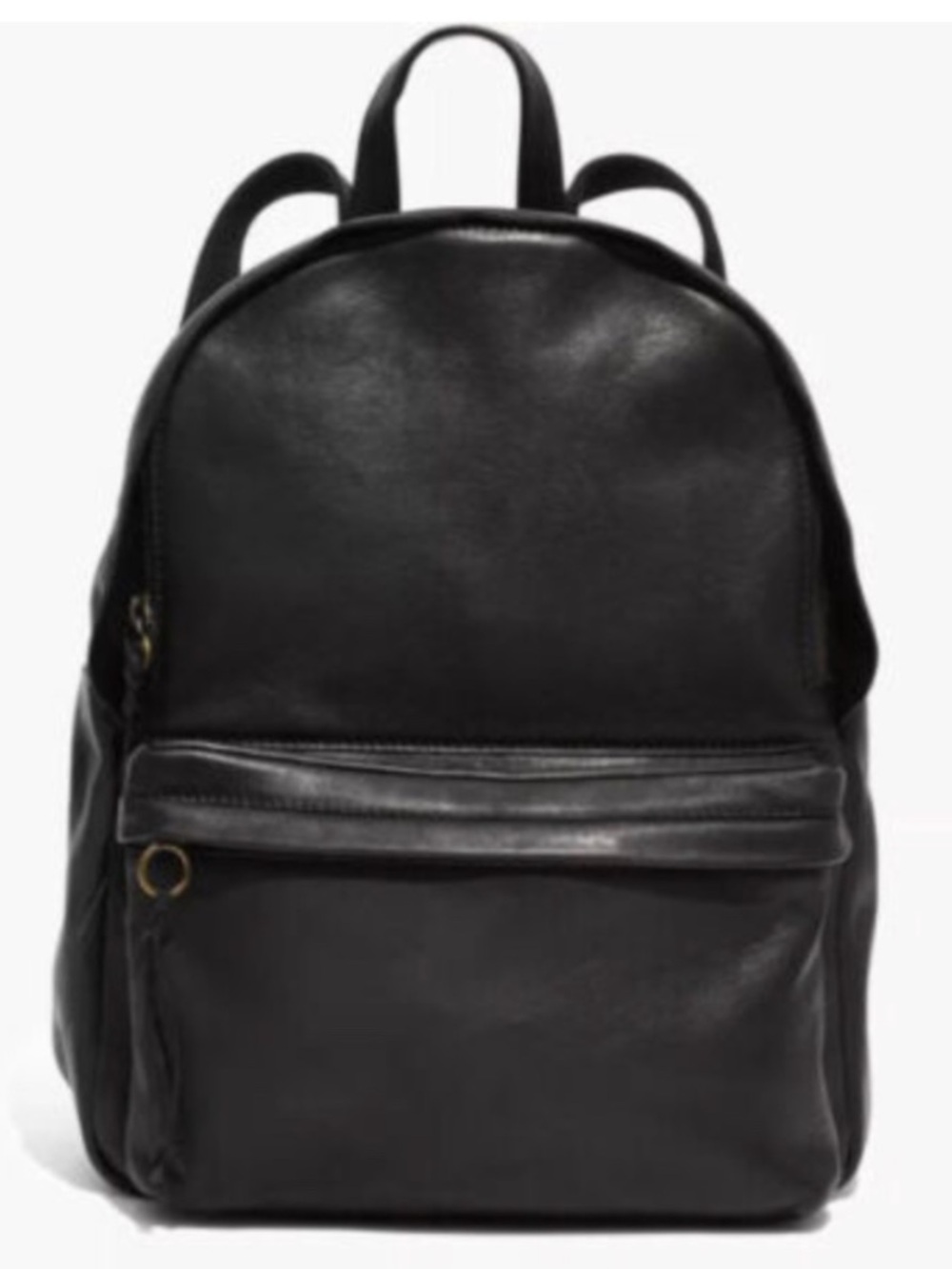 MADEWELL LORIMER Black Leather Backpack
